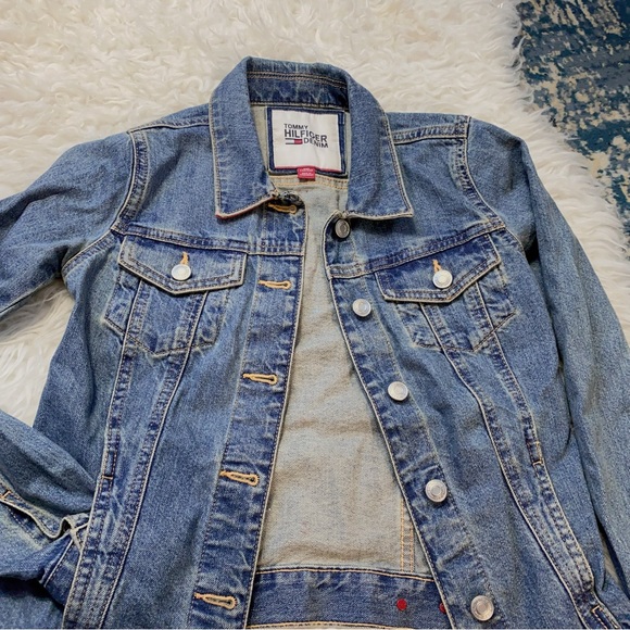Tommy Hilfiger women denim jacket XXS - Picture 2 of 8